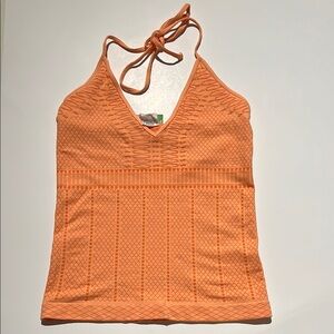 Orange Halter Top